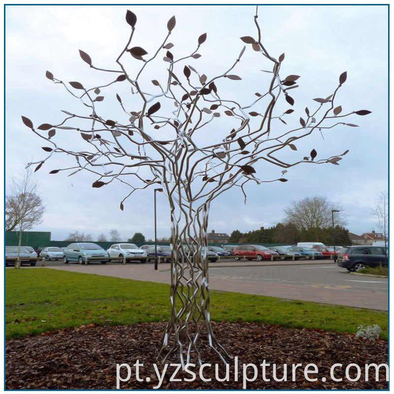 Stainless Steel Tree Sculpture